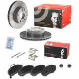 BREMBO Bremsbelagsatz, Scheibenbremse P 23 091 + Bremsscheibe 09.8931.21