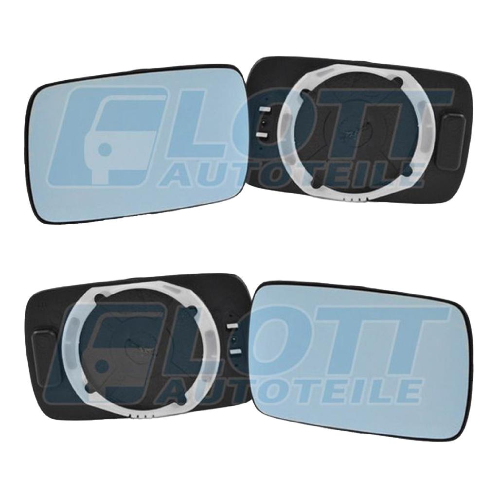 JOHNS Spiegelglas, Außenspiegel 20 06 37-80 + Spiegelglas, Außenspiegel 20 06 38-80