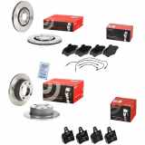 BREMBO Bremsscheibe 08.5729.14 + Bremsbelagsatz, Scheibenbremse P 61 037 + Bremsbelagsatz, Scheibenbremse P 61 053 + Bremsscheibe 09.5730.10