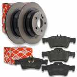 FEBI BILSTEIN Bremsbelagsatz, Scheibenbremse 16451 + Bremsscheibe 22160