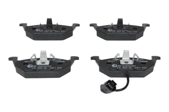 ATE Bremsbelagsatz, Scheibenbremse 13.0460-7117.2 + Bremsscheibe 24.0122-0151.1 Bild ATE Bremsbelagsatz, Scheibenbremse 13.0460-7117.2 + Bremsscheibe 24.0122-0151.1