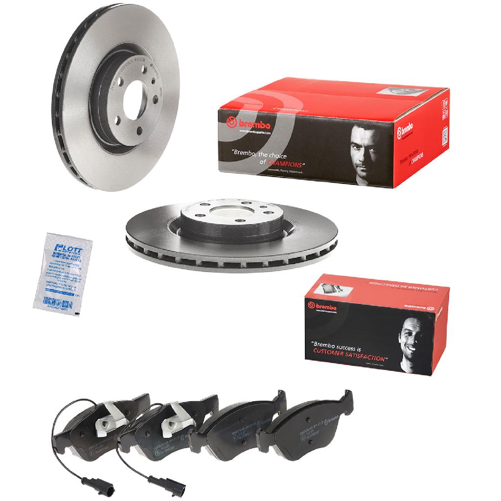 BREMBO Bremsscheibe 09.4939.21 + Bremsbelagsatz, Scheibenbremse P 23 077