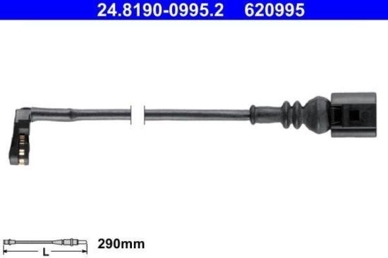 ATE Warnkontakt, Bremsbelagverschleiß 24.8190-0995.2 BREMBO Bremsscheibe 09.D422.11 + Bremsbelagsatz, Scheibenbremse P 85 172 Bild ATE Warnkontakt, Bremsbelagverschleiß 24.8190-0995.2 BREMBO Bremsscheibe 09.D422.11 + Bremsbelagsatz, Scheibenbremse P 85 172