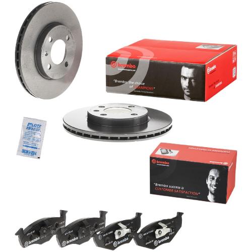 BREMBO Bremsscheibe 09.5166.11 + Bremsbelagsatz, Scheibenbremse P 85 031 Bild BREMBO Bremsscheibe 09.5166.11 + Bremsbelagsatz, Scheibenbremse P 85 031