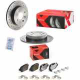 BREMBO Bremsbelagsatz, Scheibenbremse P 59 038X + Bremsscheibe 08.7626.1X