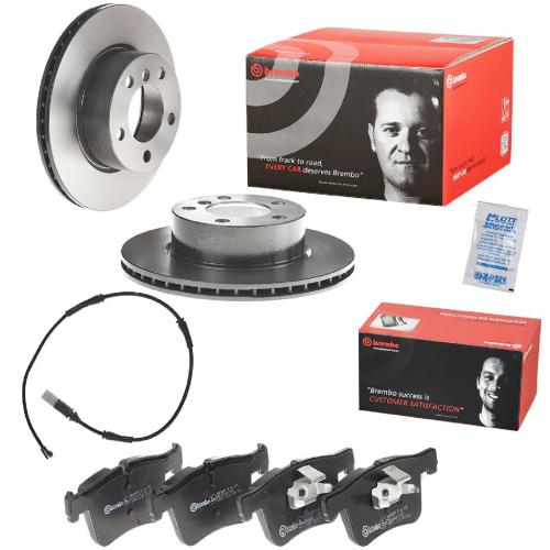 BREMBO Bremsbelagsatz, Scheibenbremse P 06 075 + Bremsscheibe 09.9750.21 + Warnkontakt, Bremsbelagverschleiß A 00 473 Bild BREMBO Bremsbelagsatz, Scheibenbremse P 06 075 + Bremsscheibe 09.9750.21 + Warnkontakt, Bremsbelagverschleiß A 00 473