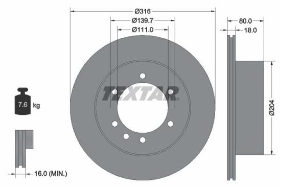 TEXTAR Bremsbelagsatz, Scheibenbremse 2350201 + Bremsscheibe 92138300 + Bremsscheibe 92129900 + Bremsbelagsatz, Scheibenbremse 2361101 Bild TEXTAR Bremsbelagsatz, Scheibenbremse 2350201 + Bremsscheibe 92138300 + Bremsscheibe 92129900 + Bremsbelagsatz, Scheibenbremse 2361101