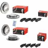 BREMBO Bremsbelagsatz, Scheibenbremse P 10 001 + Bremsscheibe 09.9483.11 + Bremsscheibe 08.A872.11 + Bremsbelagsatz, Scheibenbremse P 15 002
