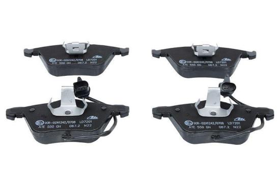 ATE Bremsbelagsatz, Scheibenbremse 13.0470-7201.2 + Bremsscheibe 24.0130-0176.1 Bild ATE Bremsbelagsatz, Scheibenbremse 13.0470-7201.2 + Bremsscheibe 24.0130-0176.1