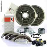 A.B.S. Radlagersatz 200010 + Radbremszylinder 62873X + Zubehörsatz, Bremsbacken 0777Q + Bremsbackensatz 9031 + Bremstrommel 2656-S