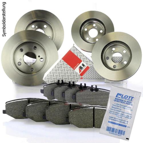 A.B.S. Bremsscheibe 16055 + Bremsbelagsatz, Scheibenbremse 36672 + Bremsbelagsatz, Scheibenbremse 36666 + Bremsscheibe 15950 Bild A.B.S. Bremsscheibe 16055 + Bremsbelagsatz, Scheibenbremse 36672 + Bremsbelagsatz, Scheibenbremse 36666 + Bremsscheibe 15950