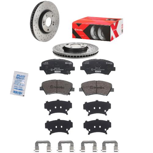 BREMBO Bremsscheibe 09.A532.2X + Bremsbelagsatz, Scheibenbremse P 30 073X Bild BREMBO Bremsscheibe 09.A532.2X + Bremsbelagsatz, Scheibenbremse P 30 073X