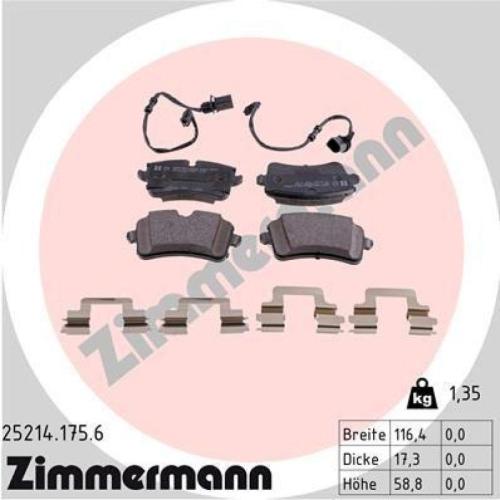 ZIMMERMANN Bremsscheibe 100.3364.75 + Bremsbelagsatz, Scheibenbremse 25158.200.2 + Bremsbelagsatz, Scheibenbremse 25214.175.6 + Bremsscheibe 100.3358.20 Bild ZIMMERMANN Bremsscheibe 100.3364.75 + Bremsbelagsatz, Scheibenbremse 25158.200.2 + Bremsbelagsatz, Scheibenbremse 25214.175.6 + Bremsscheibe 100.3358.20