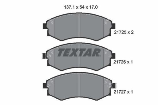 TEXTAR Bremsbelagsatz, Scheibenbremse 2172501 + Bremsscheibe 92117103 + Bremsbelagsatz, Scheibenbremse 2155301 + Bremsscheibe 92130800 Bild TEXTAR Bremsbelagsatz, Scheibenbremse 2172501 + Bremsscheibe 92117103 + Bremsbelagsatz, Scheibenbremse 2155301 + Bremsscheibe 92130800