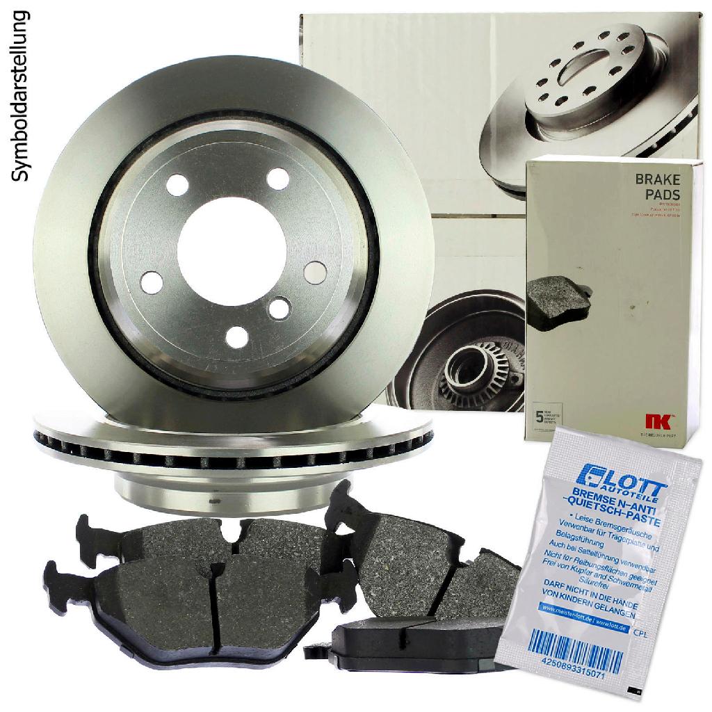 NK Bremsscheibe 204761 + Bremsbelagsatz, Scheibenbremse 224781