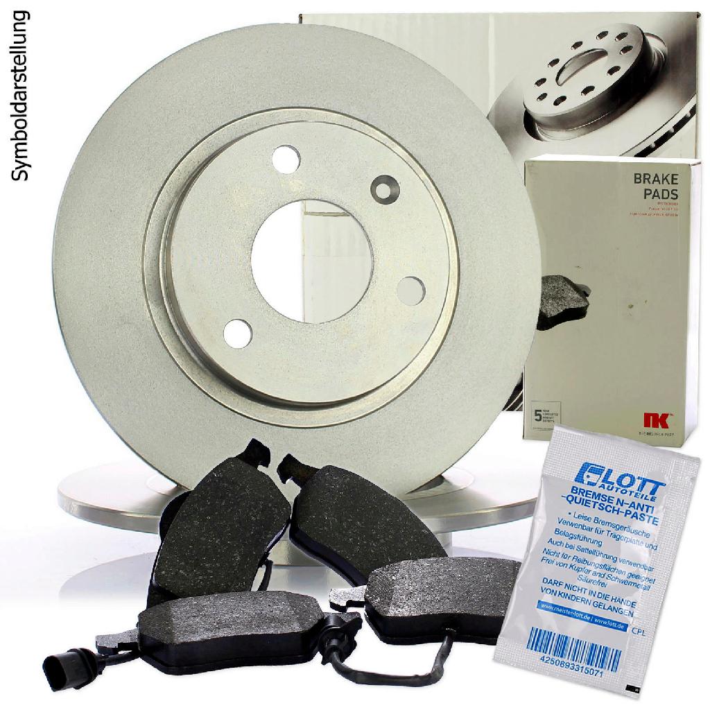 NK Bremsscheibe 209917 + Bremsbelagsatz, Scheibenbremse 221935
