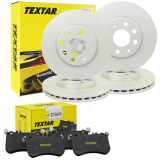 TEXTAR Bremsscheibe 92274203 + Bremsscheibe 92278103 + Bremsbelagsatz, Scheibenbremse 2596501 + Bremsbelagsatz, Scheibenbremse 2206503