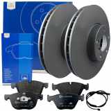 ATE Bremsscheibe 24.0130-0200.1 + Bremsbelagsatz, Scheibenbremse 13.0460-7231.2 + Warnkontakt, Bremsbelagverschleiß 24.8190-0289.2