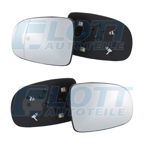 JOHNS Spiegelglas, Außenspiegel 55 56 38-81 + Spiegelglas, Außenspiegel 55 56 37-81 Bild JOHNS Spiegelglas, Außenspiegel 55 56 38-81 + Spiegelglas, Außenspiegel 55 56 37-81