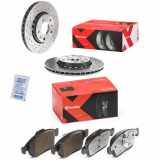 BREMBO Bremsbelagsatz, Scheibenbremse P 68 050X + Bremsscheibe 09.A727.1X