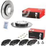 BREMBO Bremsscheibe 08.9606.11 + Bremsbelagsatz, Scheibenbremse P 61 063