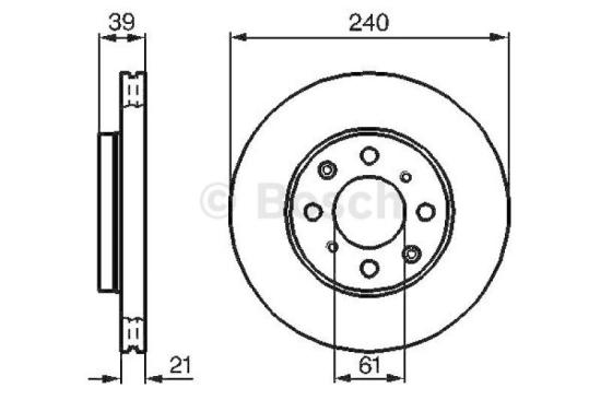 BOSCH Bremsscheibe 0 986 479 033 + Bremsbelagsatz, Scheibenbremse 0 986 494 299 Bild BOSCH Bremsscheibe 0 986 479 033 + Bremsbelagsatz, Scheibenbremse 0 986 494 299