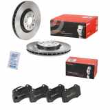 BREMBO Bremsbelagsatz, Scheibenbremse P 23 117 + Bremsscheibe 09.8004.31