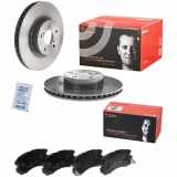 BREMBO Bremsbelagsatz, Scheibenbremse P 78 007 + Bremsscheibe 09.5674.21