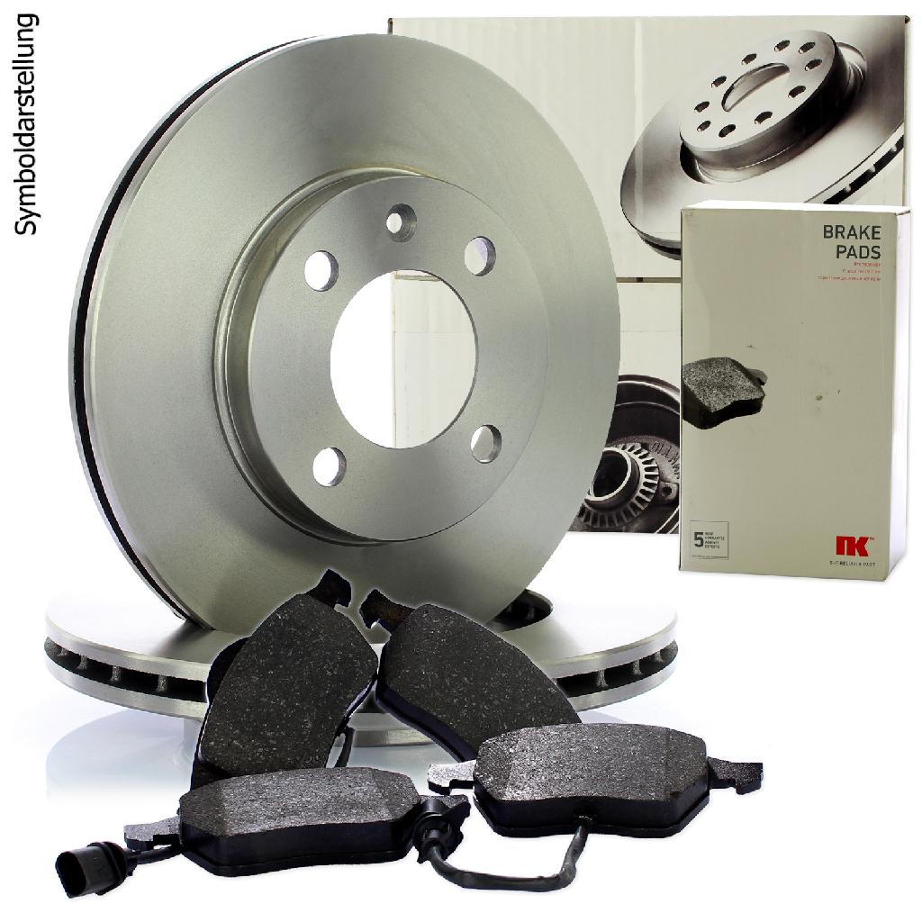 NK Bremsscheibe 204724 + Bremsbelagsatz, Scheibenbremse 224743