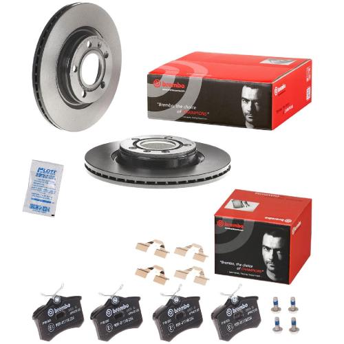 BREMBO Bremsbelagsatz, Scheibenbremse P 85 020 + Bremsscheibe 09.7196.11 Bild BREMBO Bremsbelagsatz, Scheibenbremse P 85 020 + Bremsscheibe 09.7196.11
