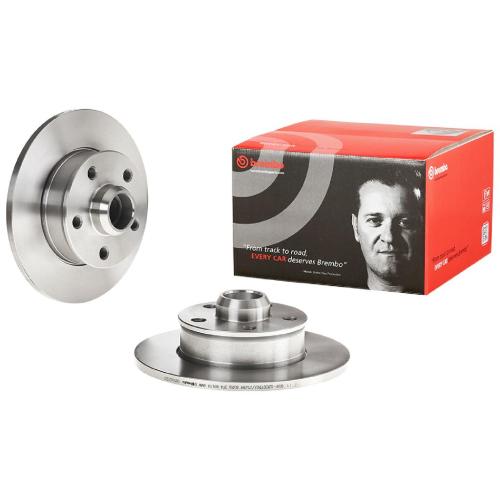 BREMBO Bremsscheibe 08.5005.20 + Bremsbelagsatz, Scheibenbremse P 85 017 Bild BREMBO Bremsscheibe 08.5005.20 + Bremsbelagsatz, Scheibenbremse P 85 017