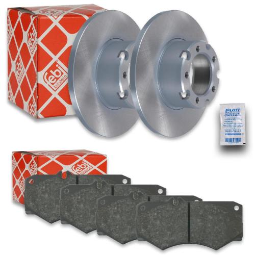 FEBI BILSTEIN Bremsbelagsatz, Scheibenbremse 16033 + Bremsscheibe 04876 Bild FEBI BILSTEIN Bremsbelagsatz, Scheibenbremse 16033 + Bremsscheibe 04876