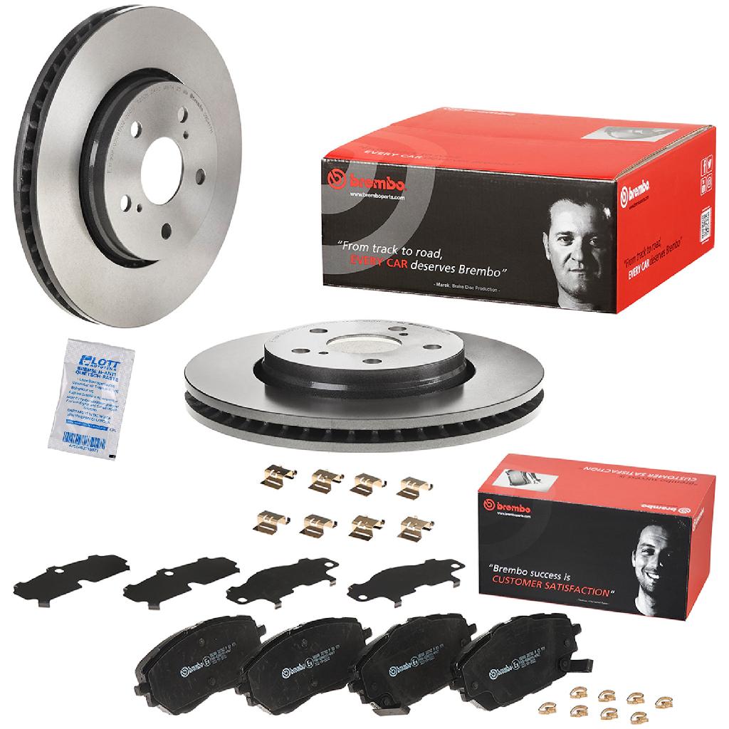 BREMBO Bremsscheibe 09.D417.11 + Bremsbelagsatz, Scheibenbremse P 83 171