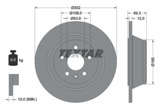 TEXTAR Bremsscheibe 92168403 + Bremsbelagsatz, Scheibenbremse 2453702 + Bremsbelagsatz, Scheibenbremse 2412301 + Bremsscheibe 92159205 Bild TEXTAR Bremsscheibe 92168403 + Bremsbelagsatz, Scheibenbremse 2453702 + Bremsbelagsatz, Scheibenbremse 2412301 + Bremsscheibe 92159205