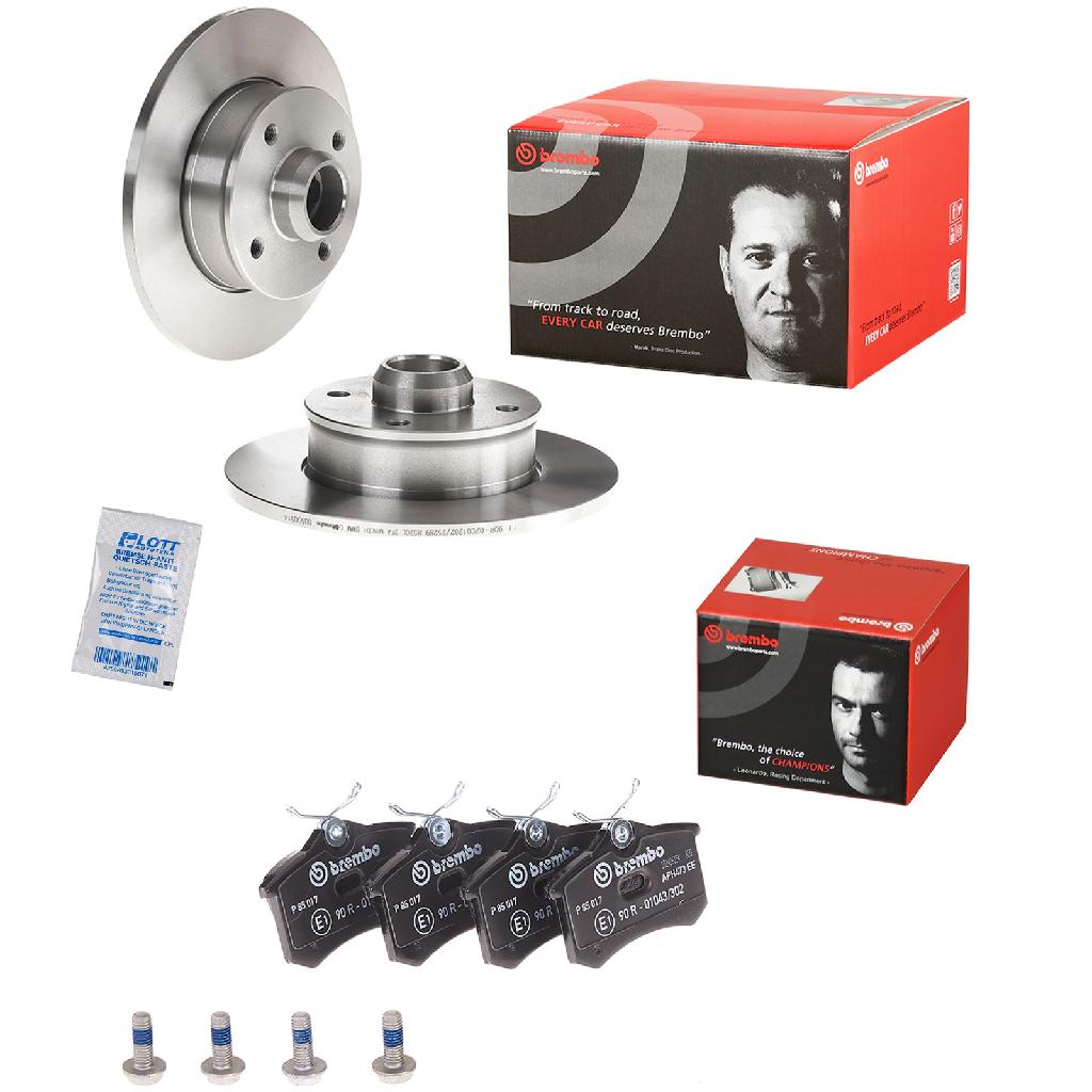 BREMBO Bremsscheibe 08.5005.14 + Bremsbelagsatz, Scheibenbremse P 85 017
