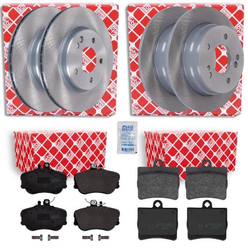 FEBI BILSTEIN Bremsbelagsatz, Scheibenbremse 16067 + Bremsscheibe 08138 + Bremsscheibe 08129 + Bremsbelagsatz, Scheibenbremse 16152 Bild FEBI BILSTEIN Bremsbelagsatz, Scheibenbremse 16067 + Bremsscheibe 08138 + Bremsscheibe 08129 + Bremsbelagsatz, Scheibenbremse 16152