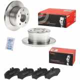 BREMBO Bremsscheibe 08.7725.20 + Bremsscheibe 08.7725.10 + Bremsbelagsatz, Scheibenbremse P 50 020