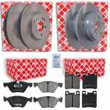 FEBI BILSTEIN Bremsbelagsatz, Scheibenbremse 16028 + Bremsscheibe 04630 + Bremsbelagsatz, Scheibenbremse 16158 + Bremsscheibe 04628