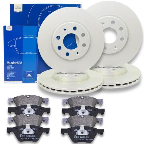 ATE Bremsscheibe 24.0122-0305.1 + Bremsbelagsatz, Scheibenbremse 13.0460-3896.2 + Bremsscheibe 24.0128-0308.1 + Bremsbelagsatz, Scheibenbremse 13.0460-7331.2 Bild ATE Bremsscheibe 24.0122-0305.1 + Bremsbelagsatz, Scheibenbremse 13.0460-3896.2 + Bremsscheibe 24.0128-0308.1 + Bremsbelagsatz, Scheibenbremse 13.0460-7331.2