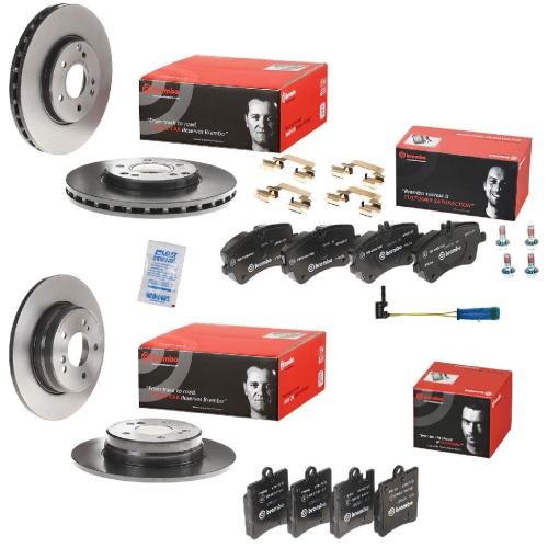 BREMBO Bremsbelagsatz, Scheibenbremse P 50 046 + Bremsscheibe 09.8304.21 + Bremsscheibe 08.7211.21 + Warnkontakt, Bremsbelagverschleiß A 00 377 + Bremsbelagsatz, Scheibenbremse P 50 033 Bild BREMBO Bremsbelagsatz, Scheibenbremse P 50 046 + Bremsscheibe 09.8304.21 + Bremsscheibe 08.7211.21 + Warnkontakt, Bremsbelagverschleiß A 00 377 + Bremsbelagsatz, Scheibenbremse P 50 033