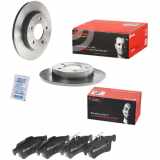 BREMBO Bremsscheibe 08.A029.11 + Bremsbelagsatz, Scheibenbremse P 59 042