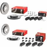 BREMBO Bremsbelagsatz, Scheibenbremse P 83 150 + Bremsscheibe 08.A912.11 + Bremsbelagsatz, Scheibenbremse P 83 080 + Bremsscheibe 09.C648.11