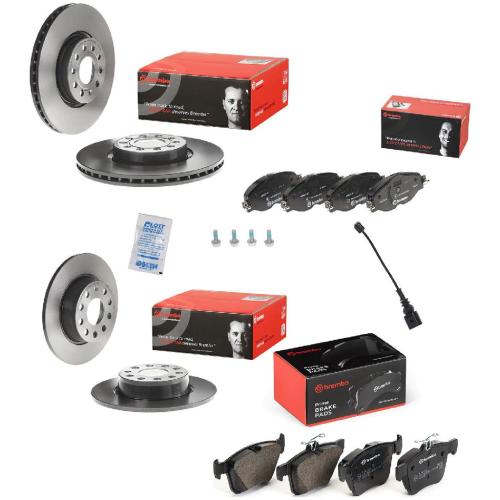 BREMBO Bremsbelagsatz, Scheibenbremse P 85 147 + Bremsscheibe 09.9772.11 + Bremsbelagsatz, Scheibenbremse P 85 125 + Warnkontakt, Bremsbelagverschleiß A 00 492 + Bremsscheibe 08.B413.11 Bild BREMBO Bremsbelagsatz, Scheibenbremse P 85 147 + Bremsscheibe 09.9772.11 + Bremsbelagsatz, Scheibenbremse P 85 125 + Warnkontakt, Bremsbelagverschleiß A 00 492 + Bremsscheibe 08.B413.11