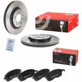 BREMBO Bremsscheibe 09.B596.11 + Bremsbelagsatz, Scheibenbremse P 56 065