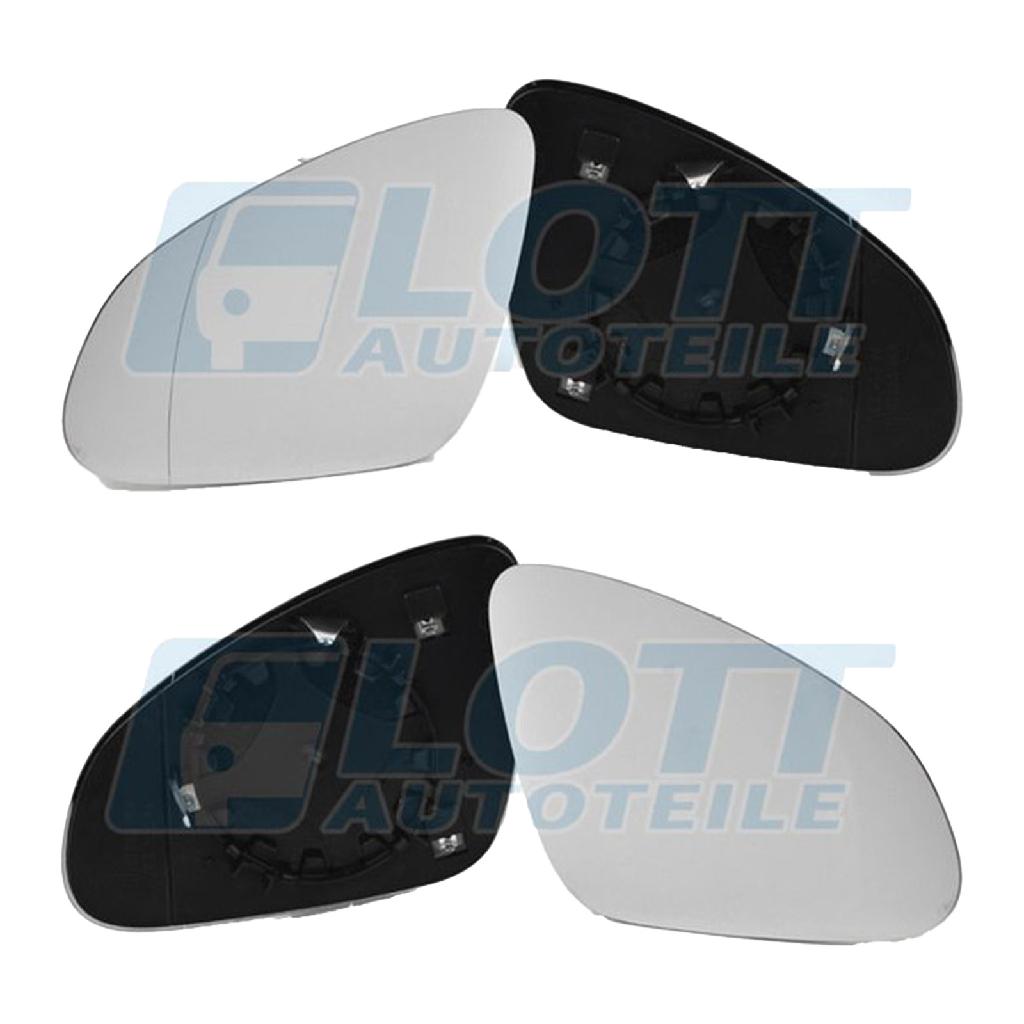 JOHNS Spiegelglas, Außenspiegel 55 10 38-81 + Spiegelglas, Außenspiegel 55 10 37-81