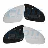 JOHNS Spiegelglas, Außenspiegel 55 10 38-81 + Spiegelglas, Außenspiegel 55 10 37-81