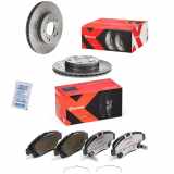 BREMBO Bremsscheibe 09.5457.3X + Bremsbelagsatz, Scheibenbremse P 28 050X