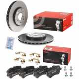 BREMBO Bremsbelagsatz, Scheibenbremse P 50 046 + Bremsscheibe 09.8304.21