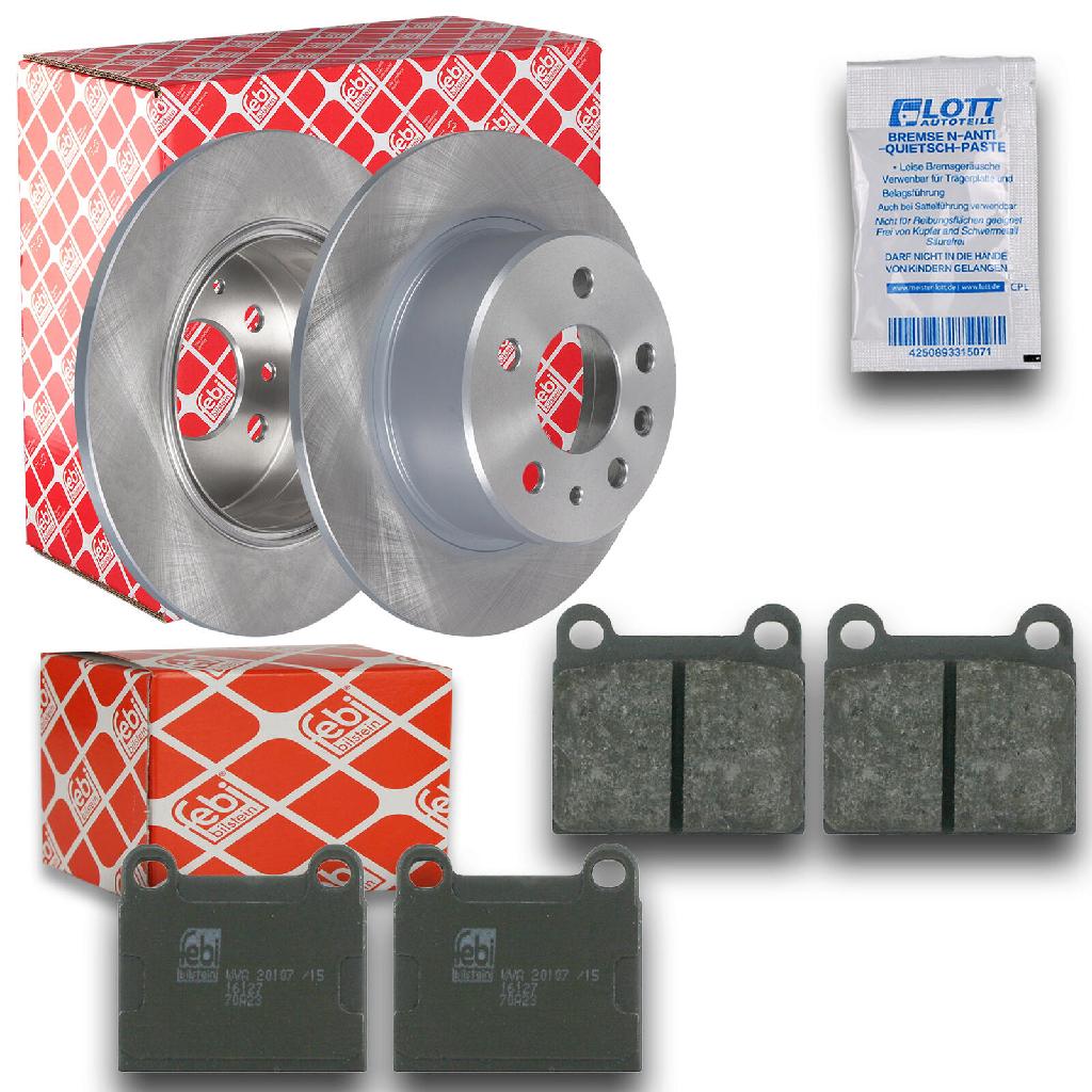 FEBI BILSTEIN Bremsscheibe 08506 + Bremsbelagsatz, Scheibenbremse 16127