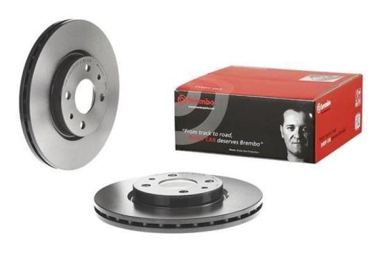BREMBO Bremsbelagsatz, Scheibenbremse P 23 141 + Bremsscheibe 09.5843.11 Bild BREMBO Bremsbelagsatz, Scheibenbremse P 23 141 + Bremsscheibe 09.5843.11